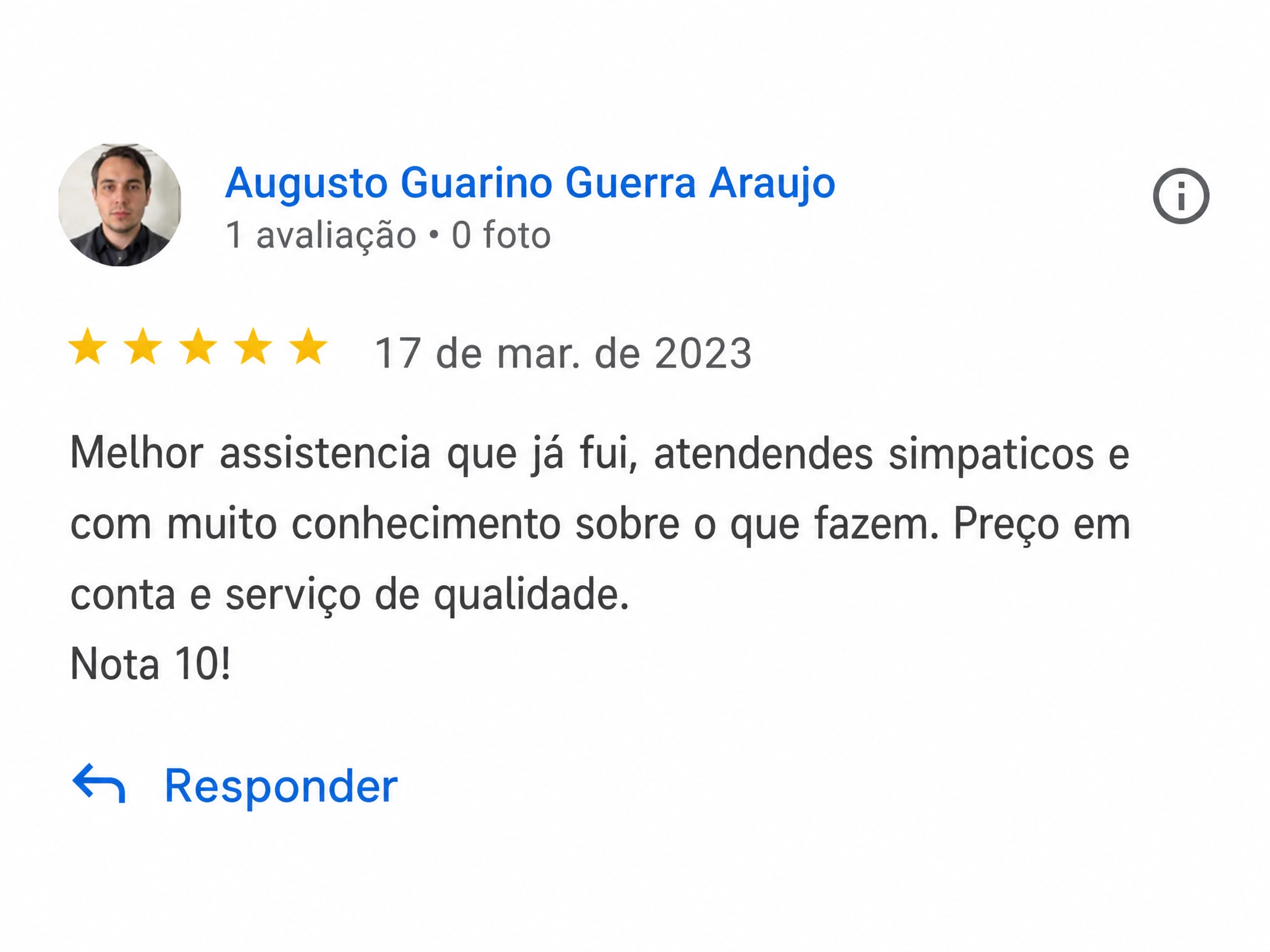 Depoimento Augusto Guarino