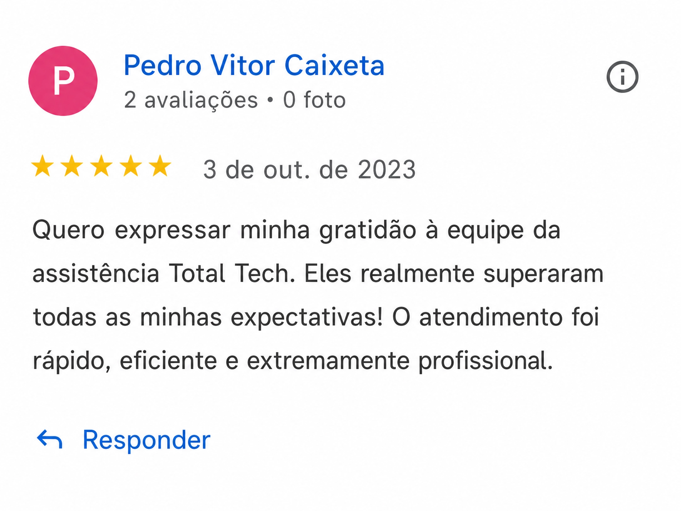 Depoimento Pedro Vitor